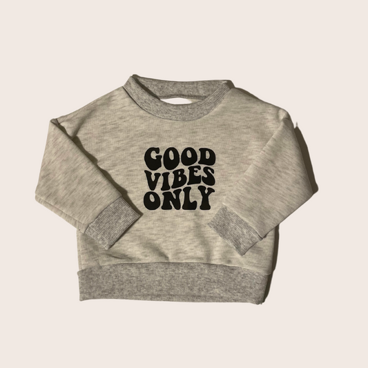 SWEATER GOOD VIBES ONLY - lovelyn-baby