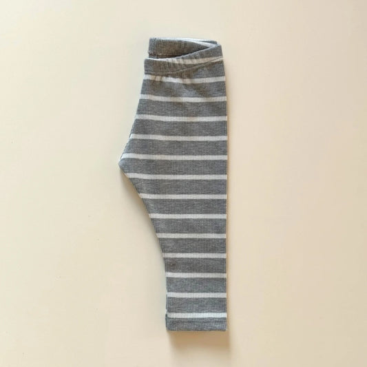 LEGGING RIB STRIPED GREY