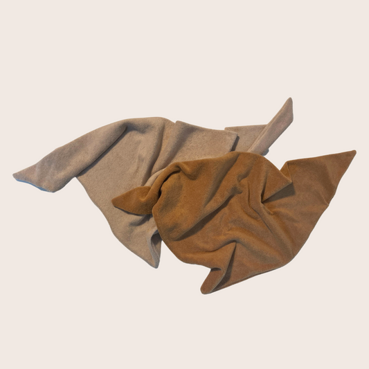 SCHAL TRIANGLE FROTTEE - lovelyn-baby