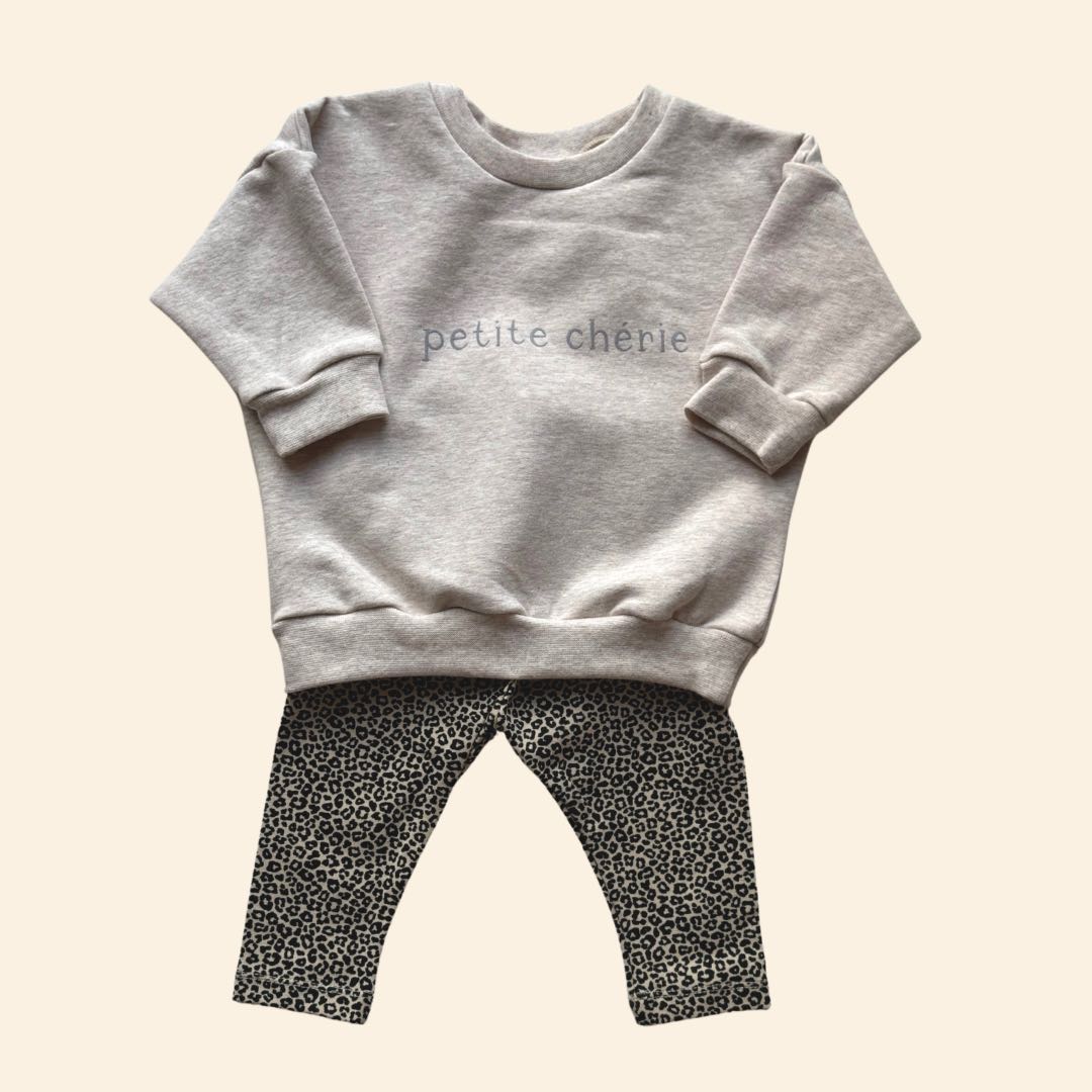 SWEATER OVERSIZE PETITE CHÉRIE - lovelyn-baby