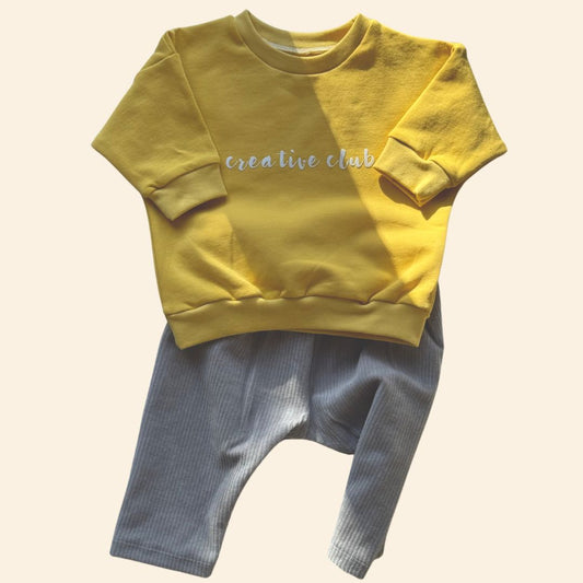 SWEATER OVERSIZE CREATIVE CLUB - lovelyn-baby