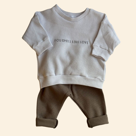 SWEATER OVERSIZE SMELL LIKE LOVE - lovelyn-baby