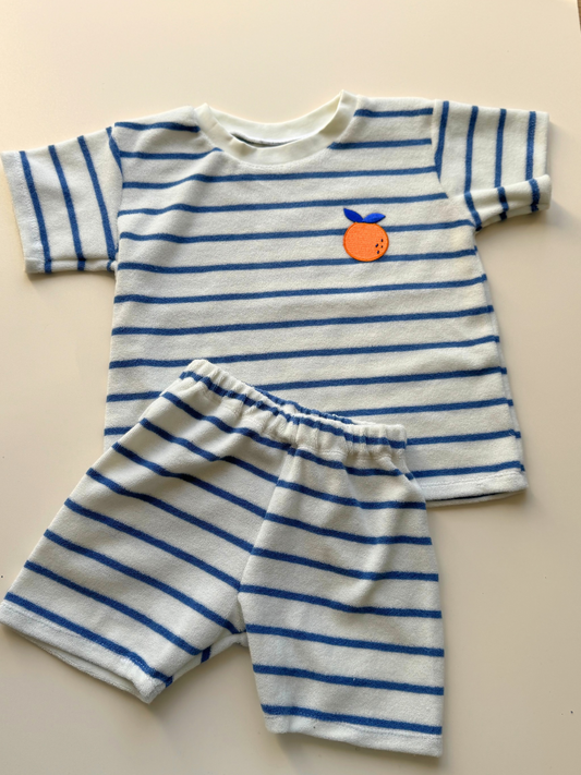 SHORTS FROTTEE ORANGE