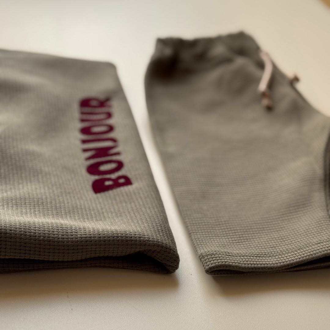 SWEATER OVERSIZE BONJOUR WAFFLE - lovelyn-baby