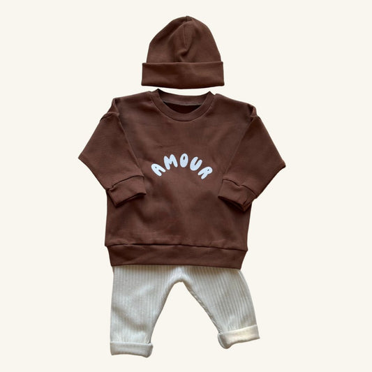 SWEATER OVERSIZE AMOUR - lovelyn-baby