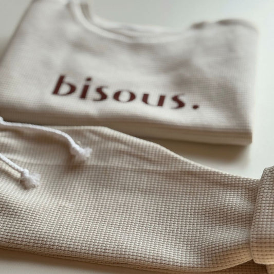 SWEATER OVERSIZE BISOUS WAFFLE - lovelyn-baby