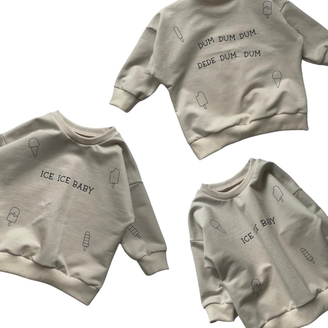 SWEATER OVERSIZE ICE ICE BABY - lovelyn-baby