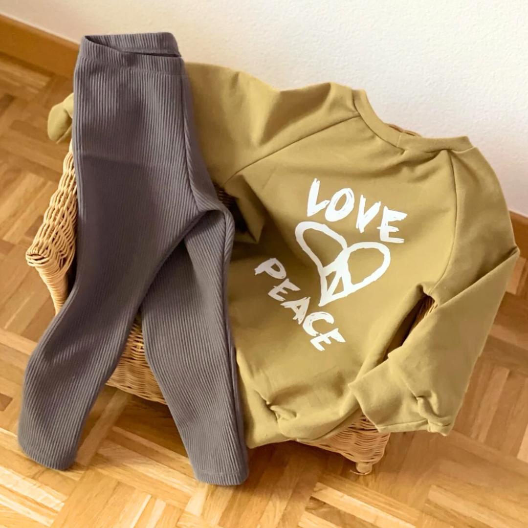 SWEATER LOVE & PEACE - lovelyn-baby